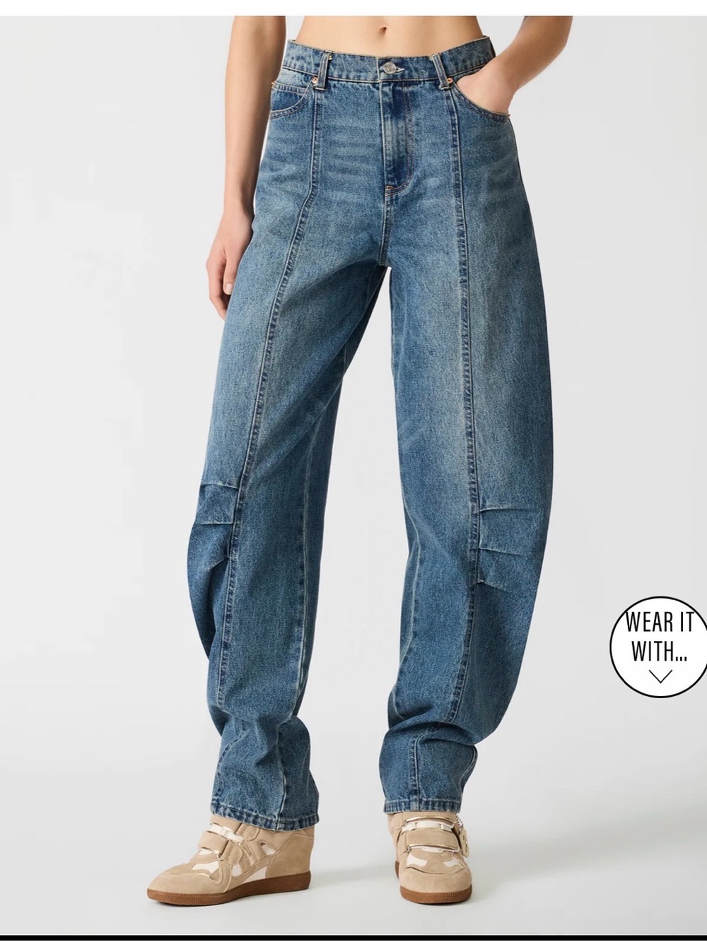 Steve Madden AUSTIN JEAN BLUE HEATHER Sz 24. NWOT
